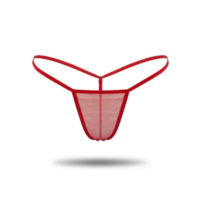 Kadın 3’lü Transparan Tül String