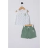 U.S.POLO ASSN. KIZ BEBEK 2Lİ TAKIM - Beyaz