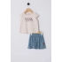 U.S.POLO ASSN. KIZ BEBEK 2Lİ TAKIM - BEJ