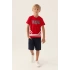 ERKEK GARSON BERMUDA TAKIM - KIRMIZI