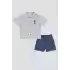 ERKEK BEBEK 2 LI KISA KOL T-SHIRT TAKIM - OKYANUS