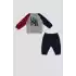 ERKEK BEBEK 2 Lİ TAKIM - GRİ MELANJ
