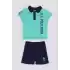 ERKEK BEBEK KISA KOL TSHIRT 2 Lİ TAKIM - PARLAK MİNT
