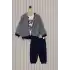 US POLO ERKEK BEBEK 3LU TAKIM - LACİVERT