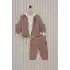 US POLO KIZ BEBEK 3LU TAKIM  - VİZON