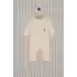 US POLO KIZ BEBEK UZUN KOLLU PATİKSİZ TULUM - KREM