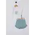 U.S.POLO ASSN. KIZ BEBEK İKİLİ TAKIM - Beyaz