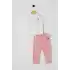 U.S.POLO KIZ BEBEK 2Lİ KISA KOL T-SHIRT TAKIM - Beyaz