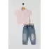 U.S.POLO KIZ BEBEK 2Lİ TSHIRT TAKIM - SOMON