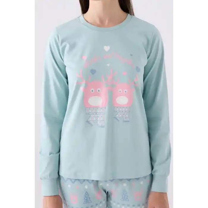 ANNE KIZ İKİLİ TAKIM - SU YEŞİLİ