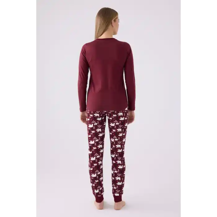 ARNETTA ANNE KIZ  İKİLİ TAKIM - BORDO