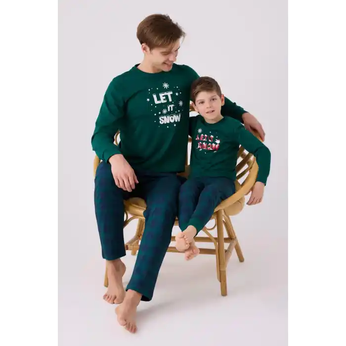 ARNETTA BABA OĞLU İKİLİ TAKIM - KOYU YEŞİL