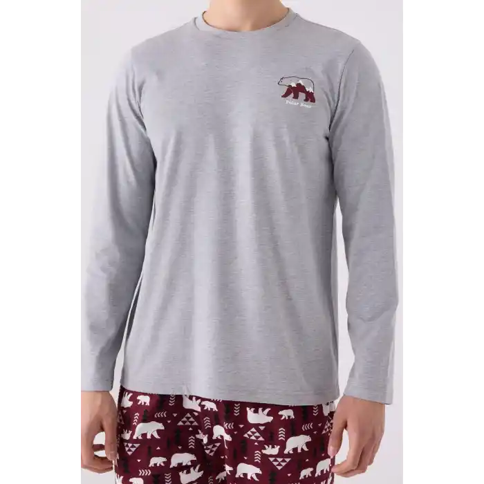 ARNETTA BABA OĞUL İKİLİ TAKIM - GRİ MELANJ