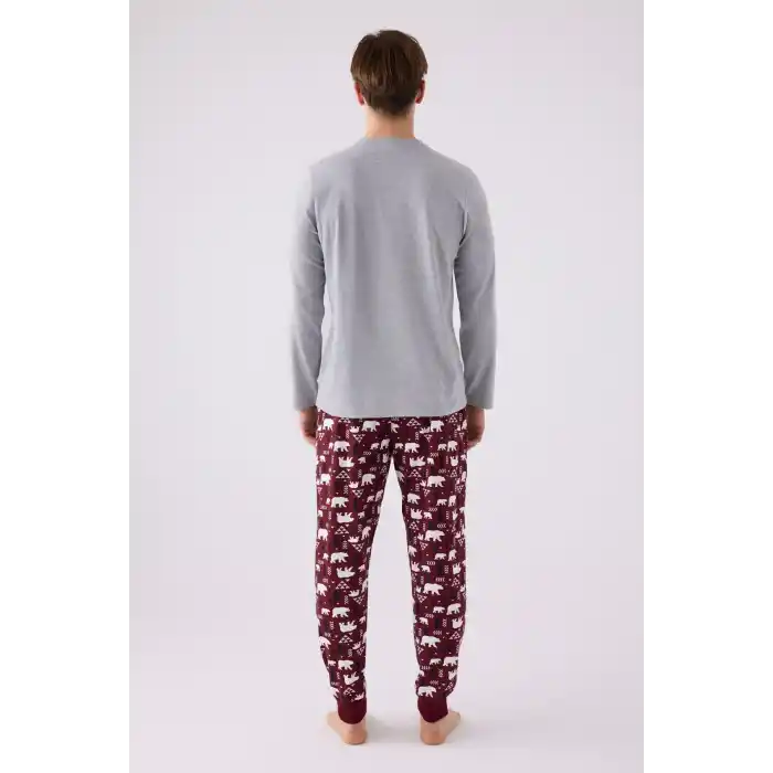 ARNETTA BABA OĞUL İKİLİ TAKIM - GRİ MELANJ