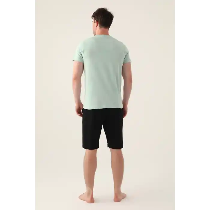 ARNETTA ERKEK BERMUDA TAKIM - SU YEŞİLİ