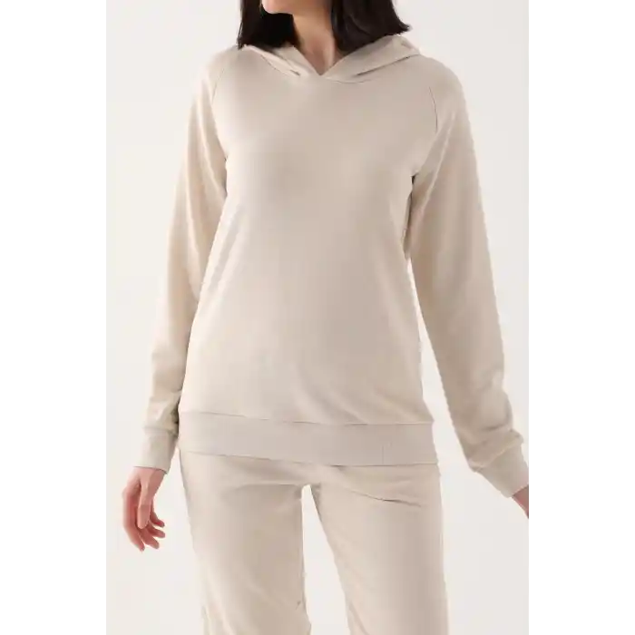 ARNETTA KADIN EŞOFMAN TAKIM - BEJ