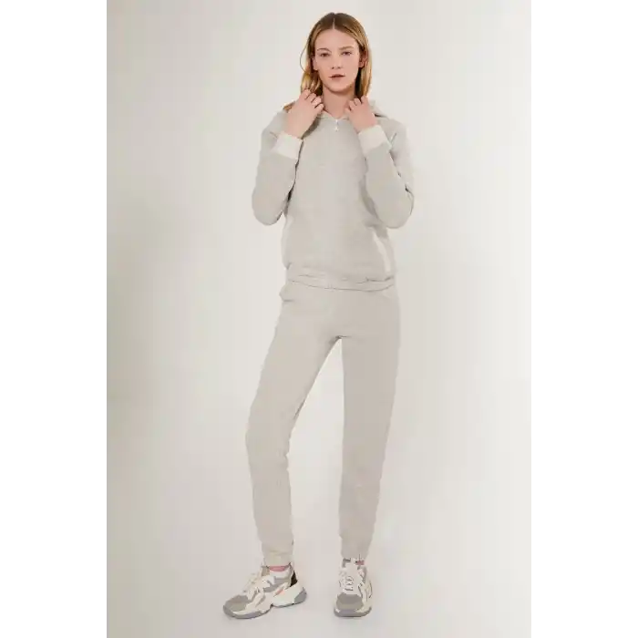 ARNETTA KADIN İKİLİ TAKIM - GRİ MELANJ