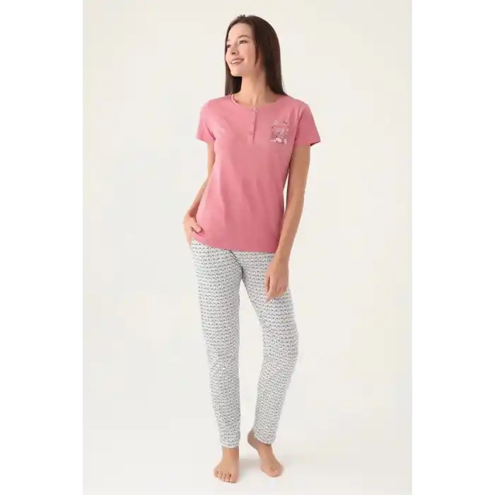 ARNETTA KADIN İKİLİ TAKIM - KIZIL PEMBE