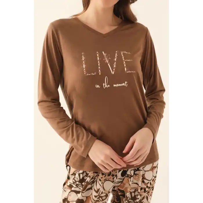 ARNETTA KADIN İKİLİ TAKIM - KOKONAT