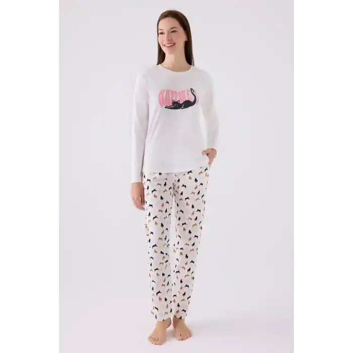 ARNETTA KADIN İKİLİ TAKIM - KREM