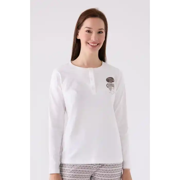 ARNETTA KADIN İKİLİ TAKIM - KREM