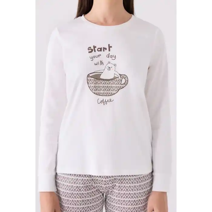 ARNETTA KADIN İKİLİ TAKIM - KREM