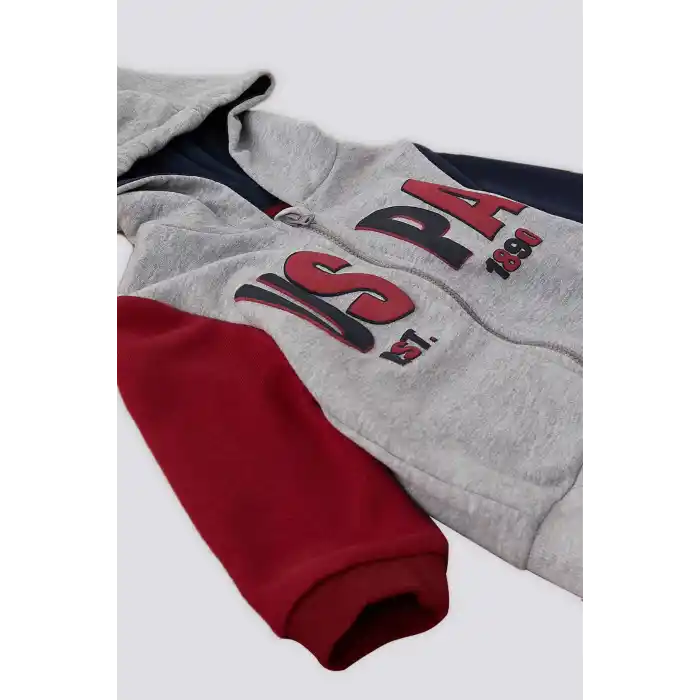 ERKEK BEBEK 3 LÜ TAKIM - GRİ MELANJ