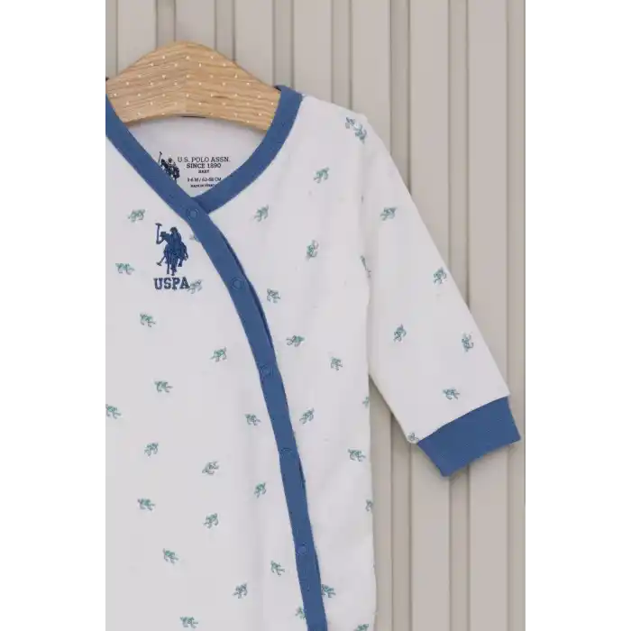 ERKEK BEBEK PATİKLİ TULUM - KREM