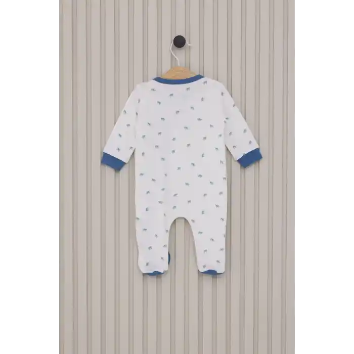 ERKEK BEBEK PATİKLİ TULUM - KREM