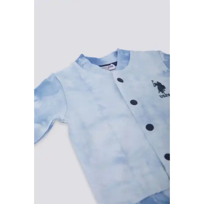 ERKEK BEBEK UZUN KOL HIRKA - MAVİ BATİK