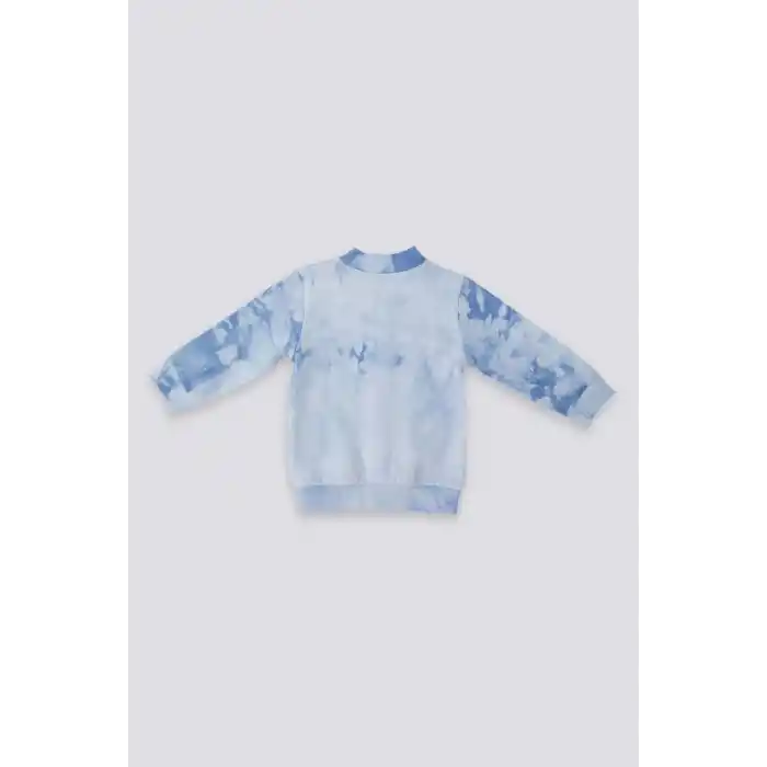 ERKEK BEBEK UZUN KOL HIRKA - MAVİ BATİK