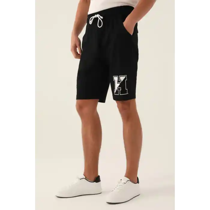 HARVARD ERKEK BERMUDA - SİYAH