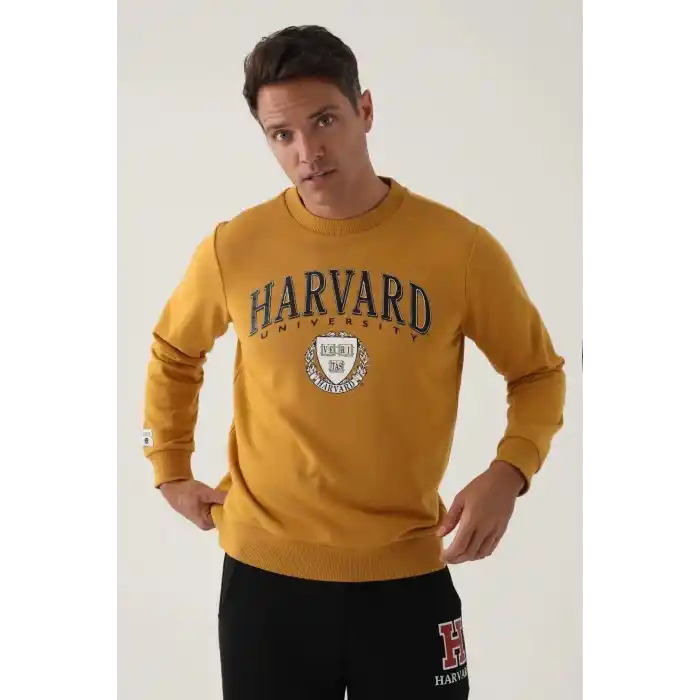 HARVARD ERKEK TEK ÜST  - KOYU HARDAL