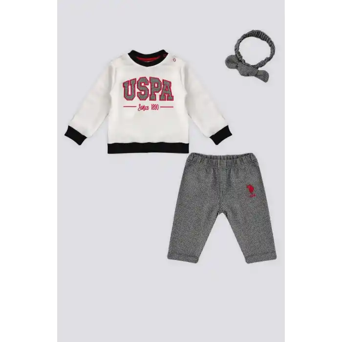 KIZ BEBEK 3 LÜ TAKIM - KREM