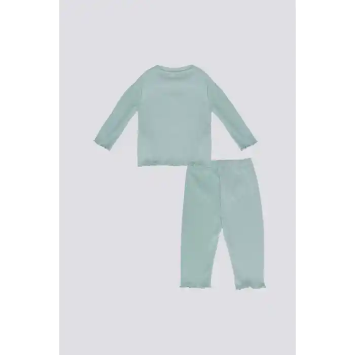 KIZ BEBEK UZUN KOL 2Lİ TAKIM - A.MİNT