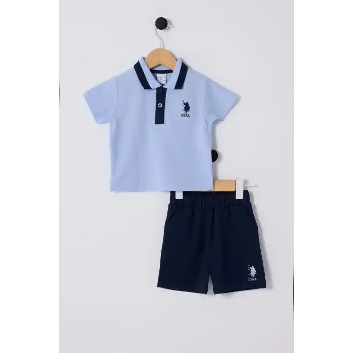 U.S POLO ASSN ERKEK BEBEK 2Lİ TAKIM - MAVİ