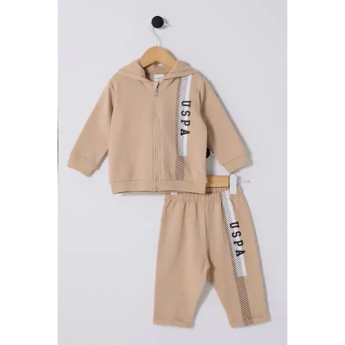 U.S POLO ASSN ERKEK BEBEK 3LÜ TAKIM - BEJ