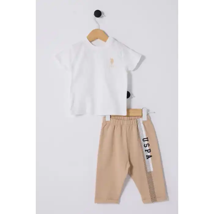 U.S POLO ASSN ERKEK BEBEK 3LÜ TAKIM - BEJ