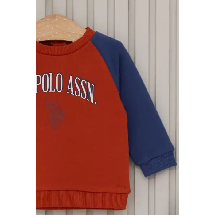US POLO ERKEK BEBEK 2LI TAKIM - KİREMİT