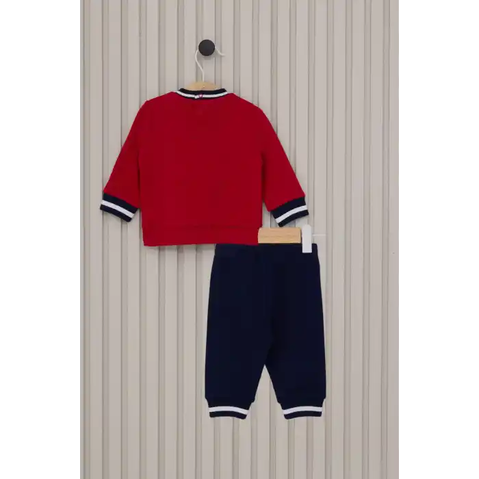 US POLO ERKEK BEBEK 2LI TAKIM - KIRMIZI
