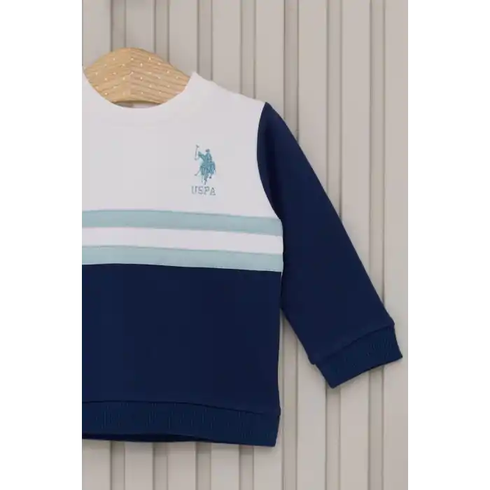 US POLO ERKEK BEBEK 2LI TAKIM - KREM