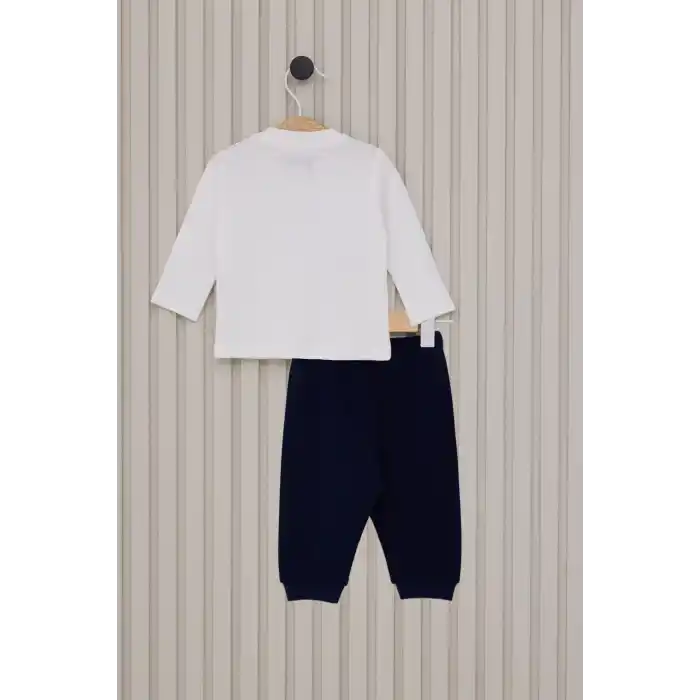 US POLO ERKEK BEBEK 2LI TAKIM  - KREM SAX