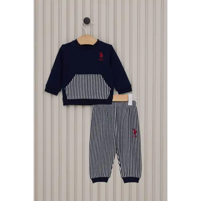 US POLO ERKEK BEBEK 2LI TAKIM - LACİVERT