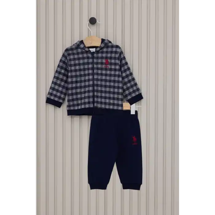 US POLO ERKEK BEBEK 3LU TAKIM - LACİVERT