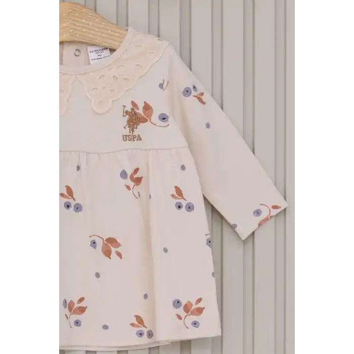 US POLO KIZ BEBEK 2LI TAKIM - AÇIK BEJ