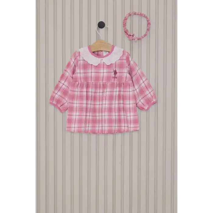 US POLO KIZ BEBEK 2LI TAKIM  - KREM