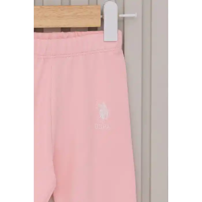 US POLO KIZ BEBEK 2LI TAKIM - KREM