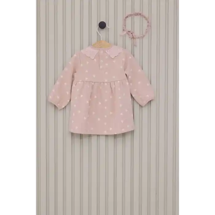 US POLO KIZ BEBEK 2LI TAKIM  - TOZ PEMBE