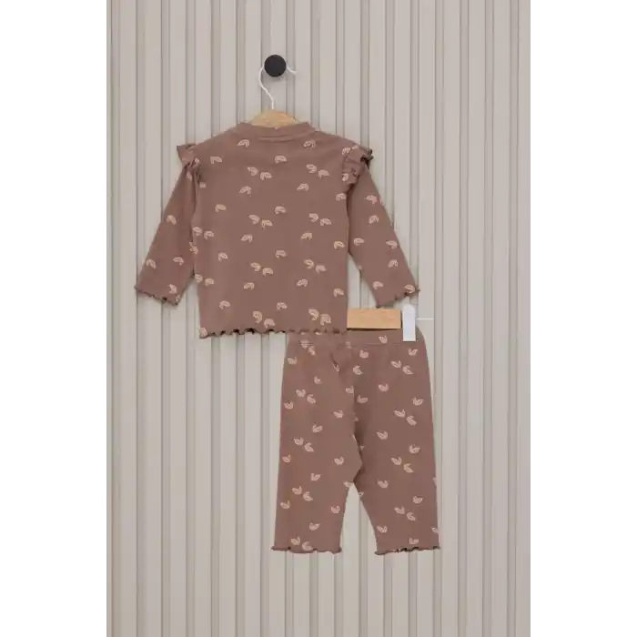 US POLO KIZ BEBEK 2LI TAKIM - VİZON