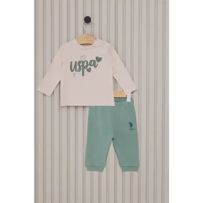 US POLO KIZ BEBEK 3LU TAKIM  - A.BEJ